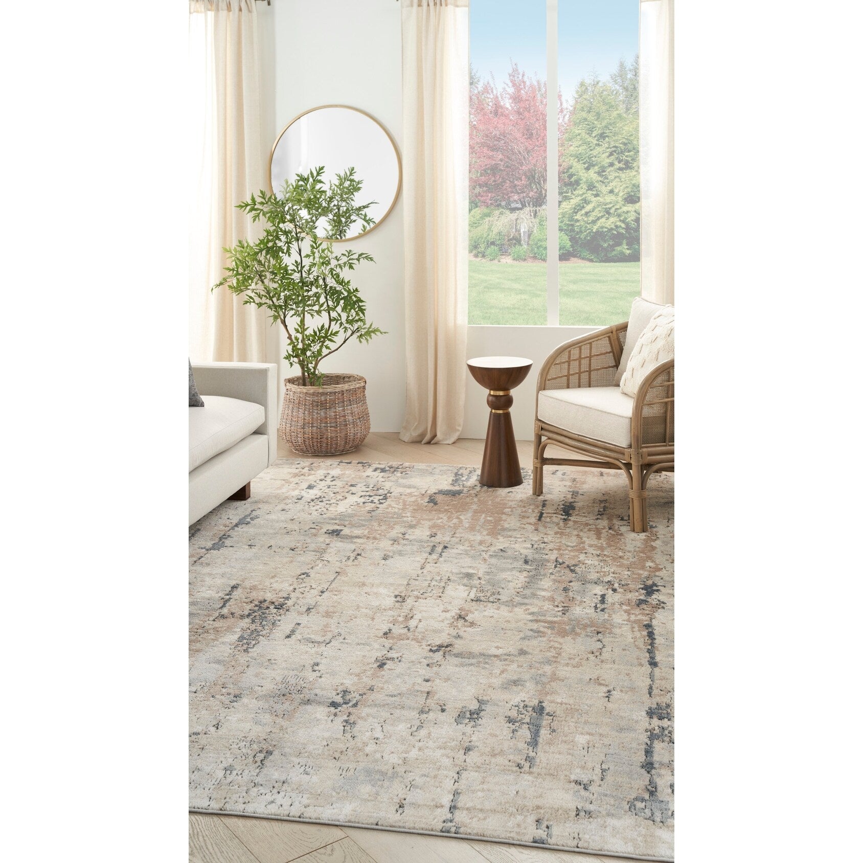 Nourison Quarry Indoor only Abstract Area Rug