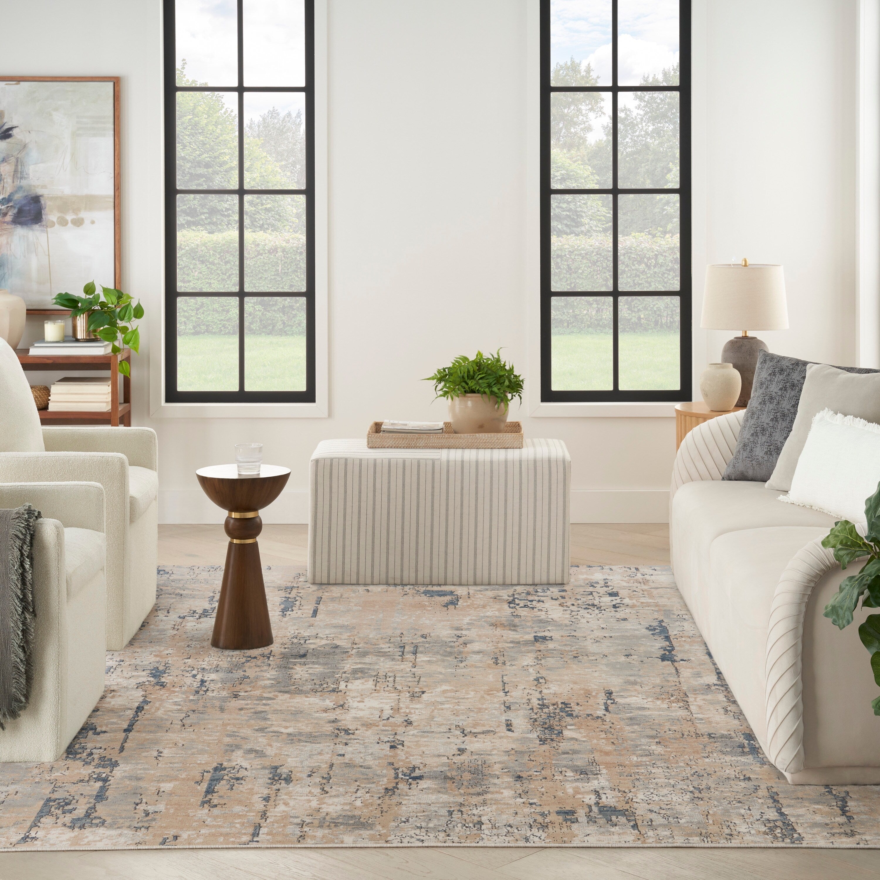 Nourison Quarry Indoor only Abstract Area Rug