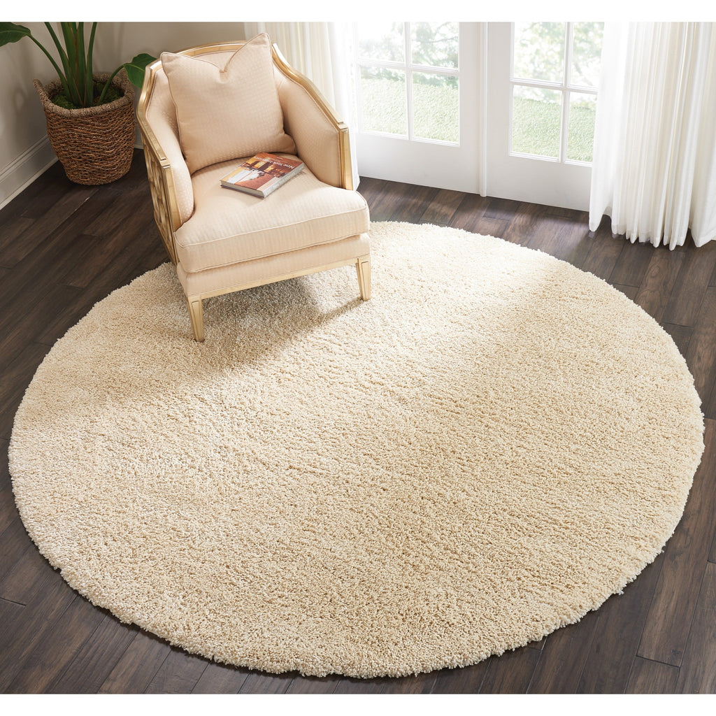 Nourison Malibu Shag Modern Plush Solid Area Rug
