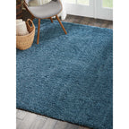 Nourison Malibu Shag Modern Plush Solid Area Rug