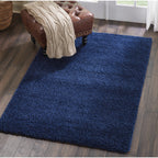 Nourison Malibu Shag Modern Plush Solid Area Rug