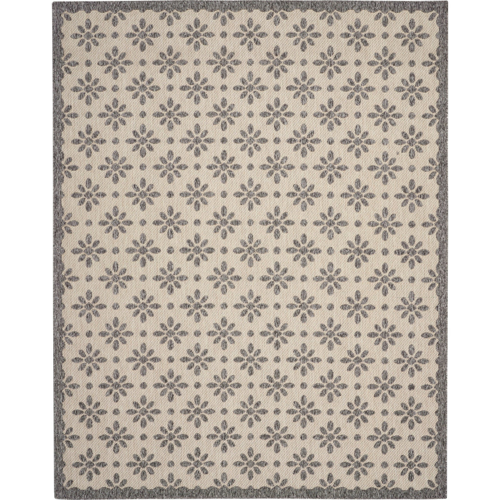 Nourison Palamos Modern Floral Hi Low Geometric Indoor Outdoor Area Rug