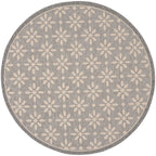 Nourison Palamos Modern Floral Hi Low Geometric Indoor Outdoor Area Rug
