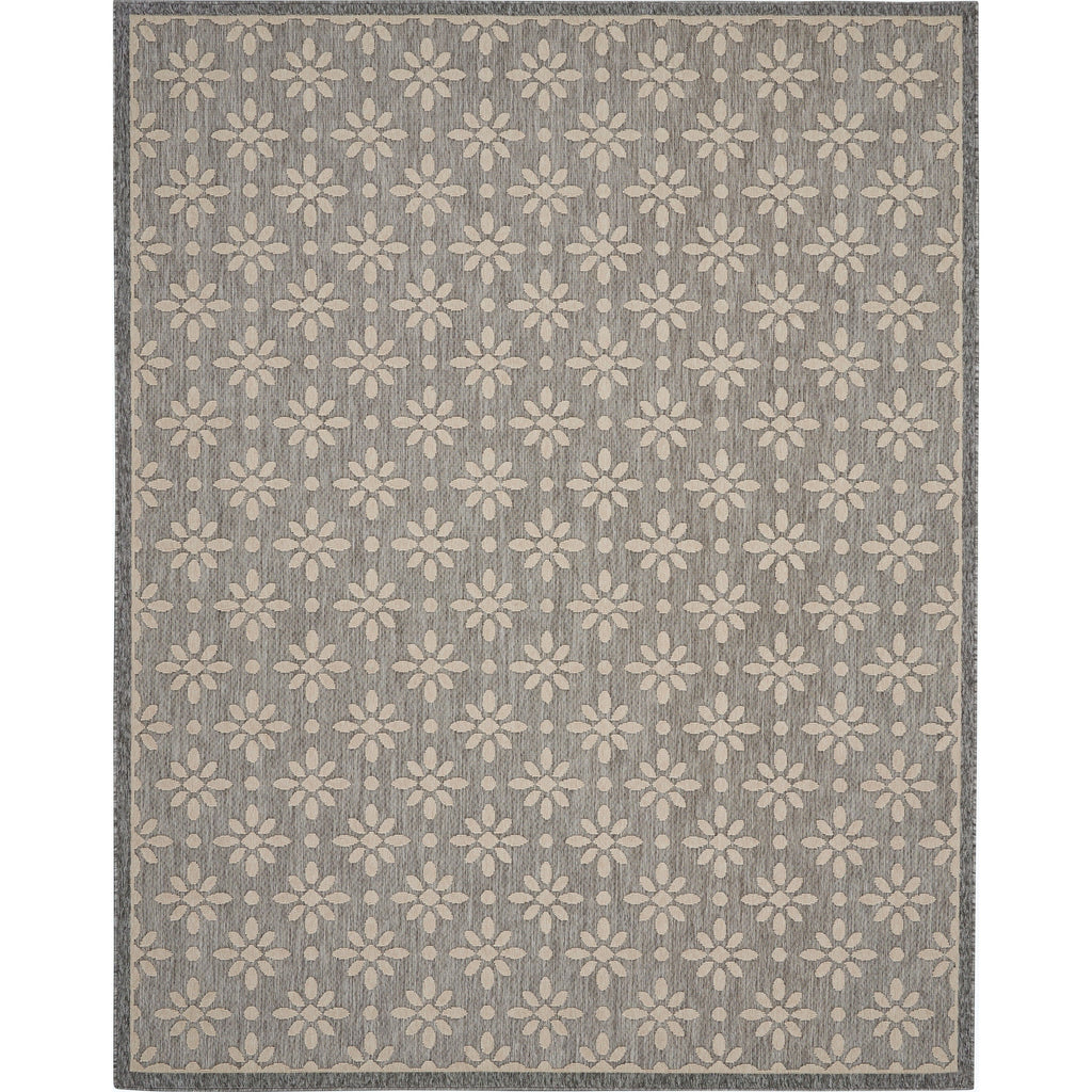 Nourison Palamos Modern Floral Hi Low Geometric Indoor Outdoor Area Rug