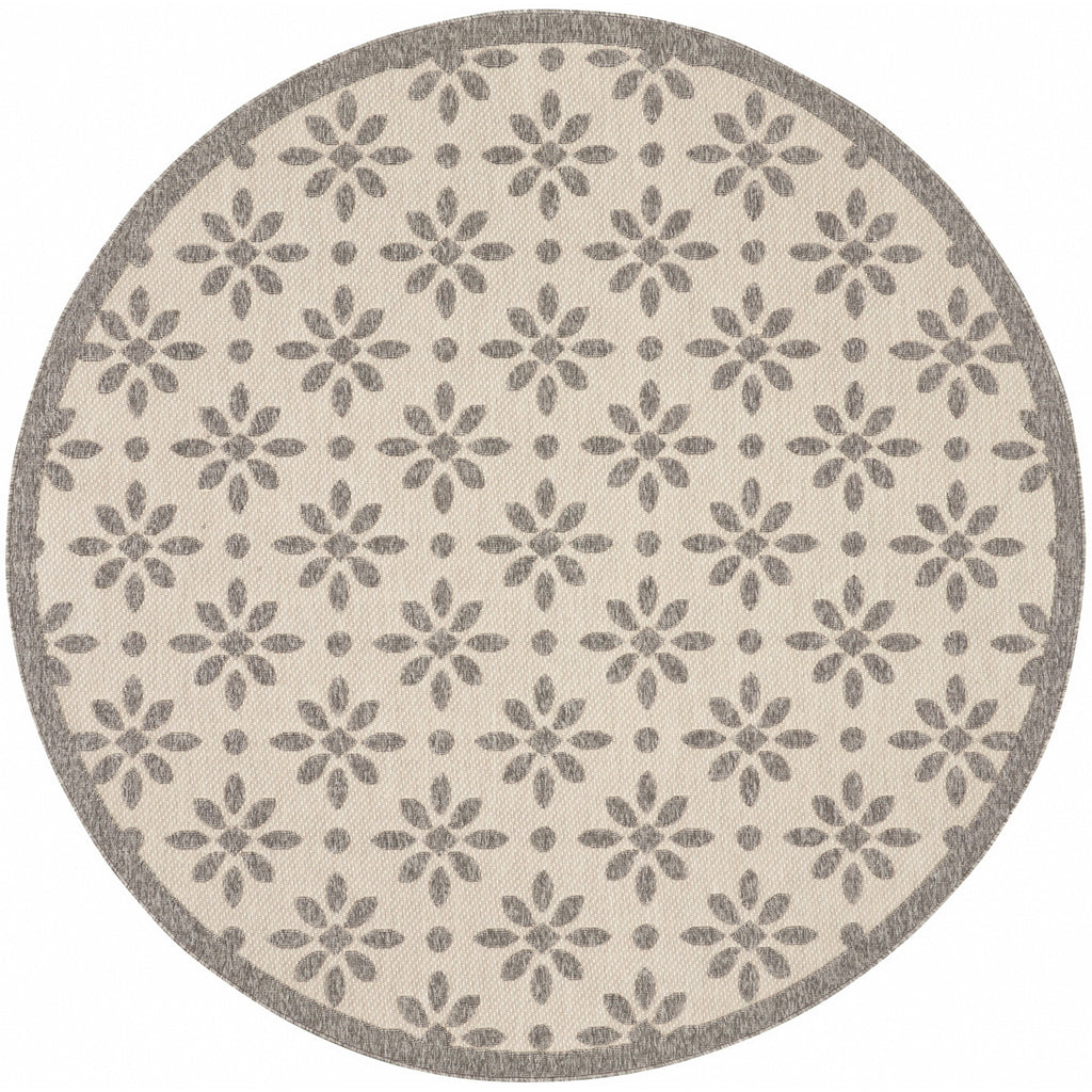 Nourison Palamos Modern Floral Hi Low Geometric Indoor Outdoor Area Rug