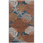 Nourison Pompeii Coastal Beach Shells and Coral Area Rug