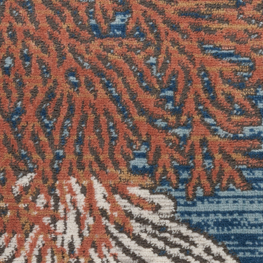 Nourison Pompeii Coastal Beach Shells and Coral Area Rug