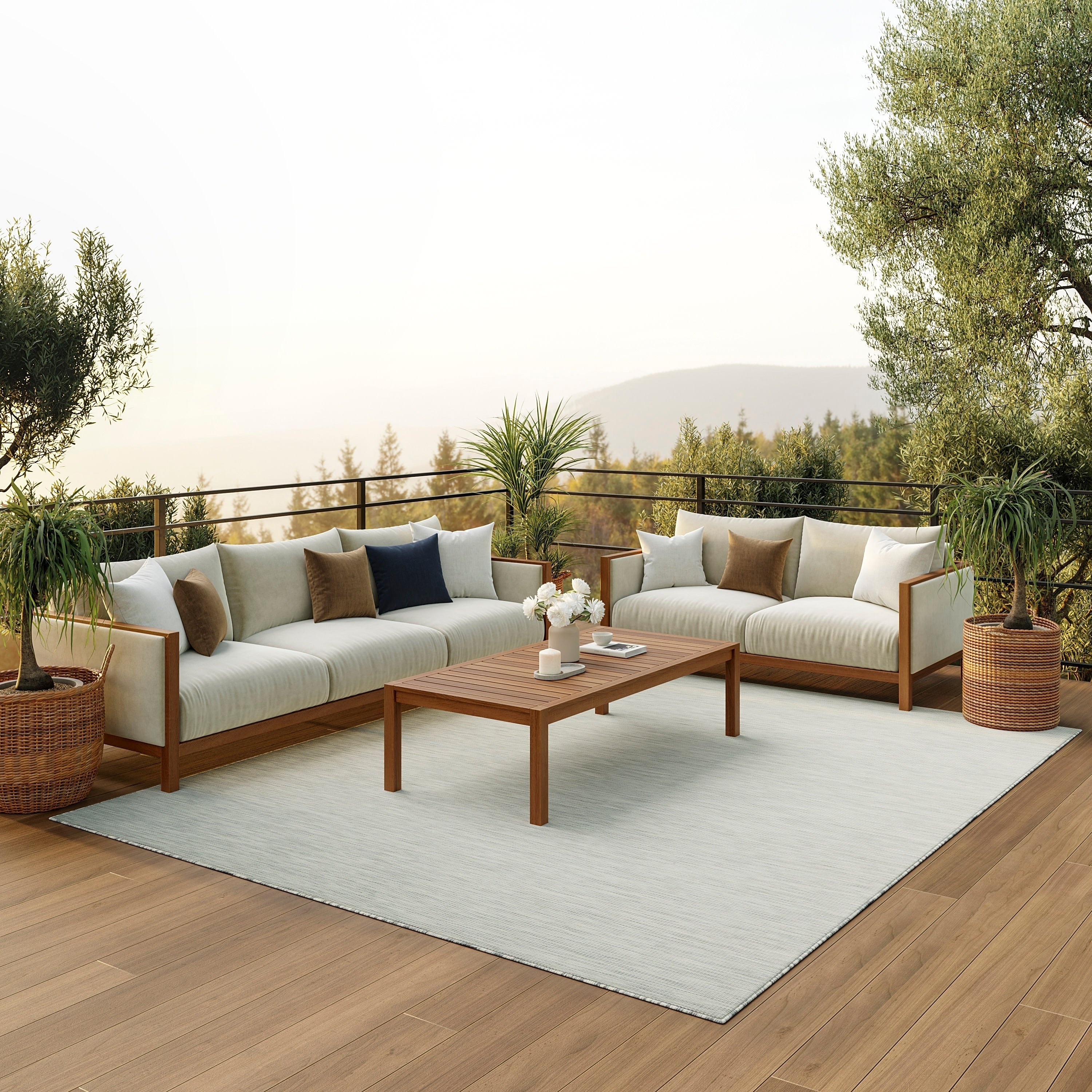 Nourison Positano Casual Modern Indoor/Outdoor Rug