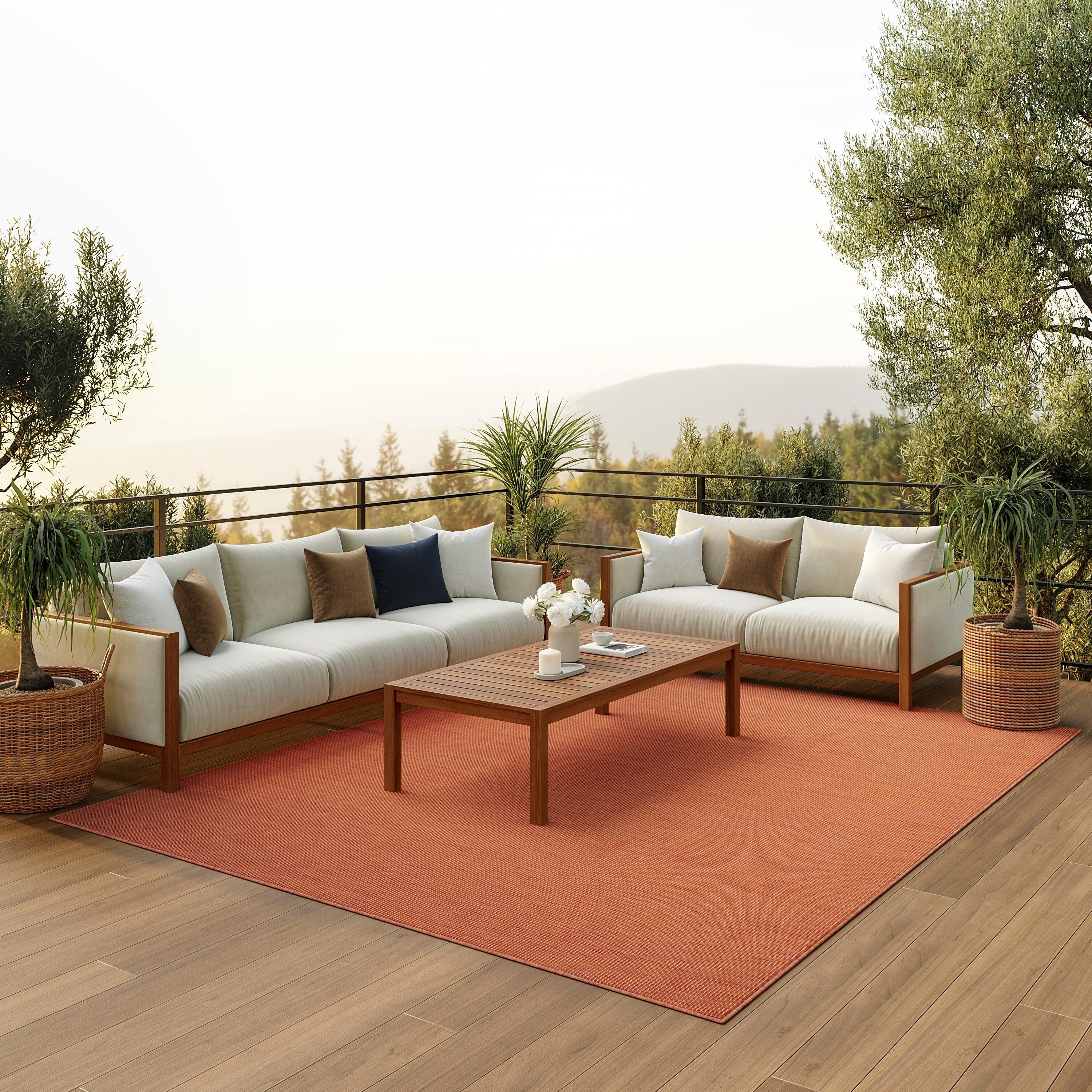 Nourison Positano Casual Modern Indoor/Outdoor Rug