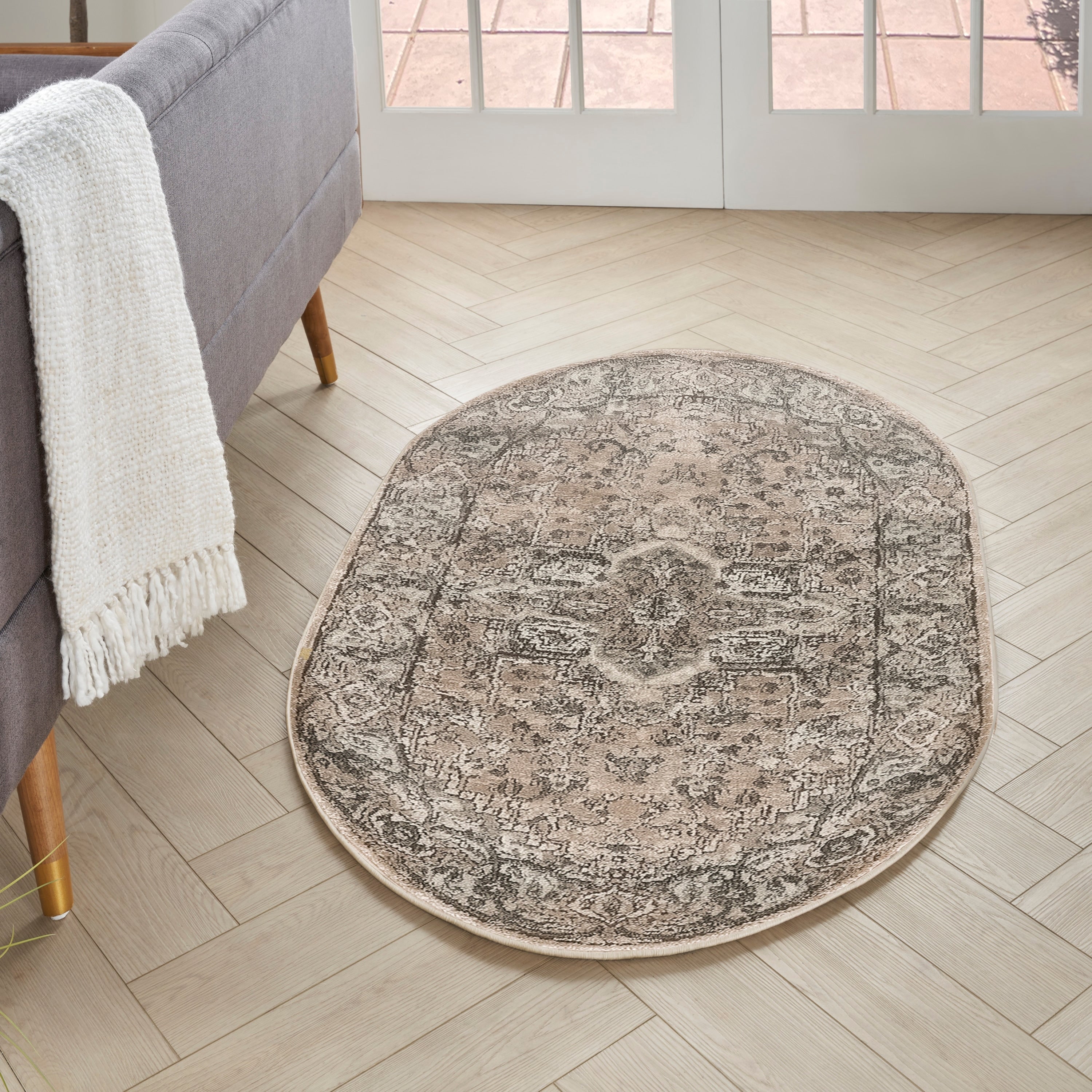 Nourison Quarry Indoor only Persian Area Rug.