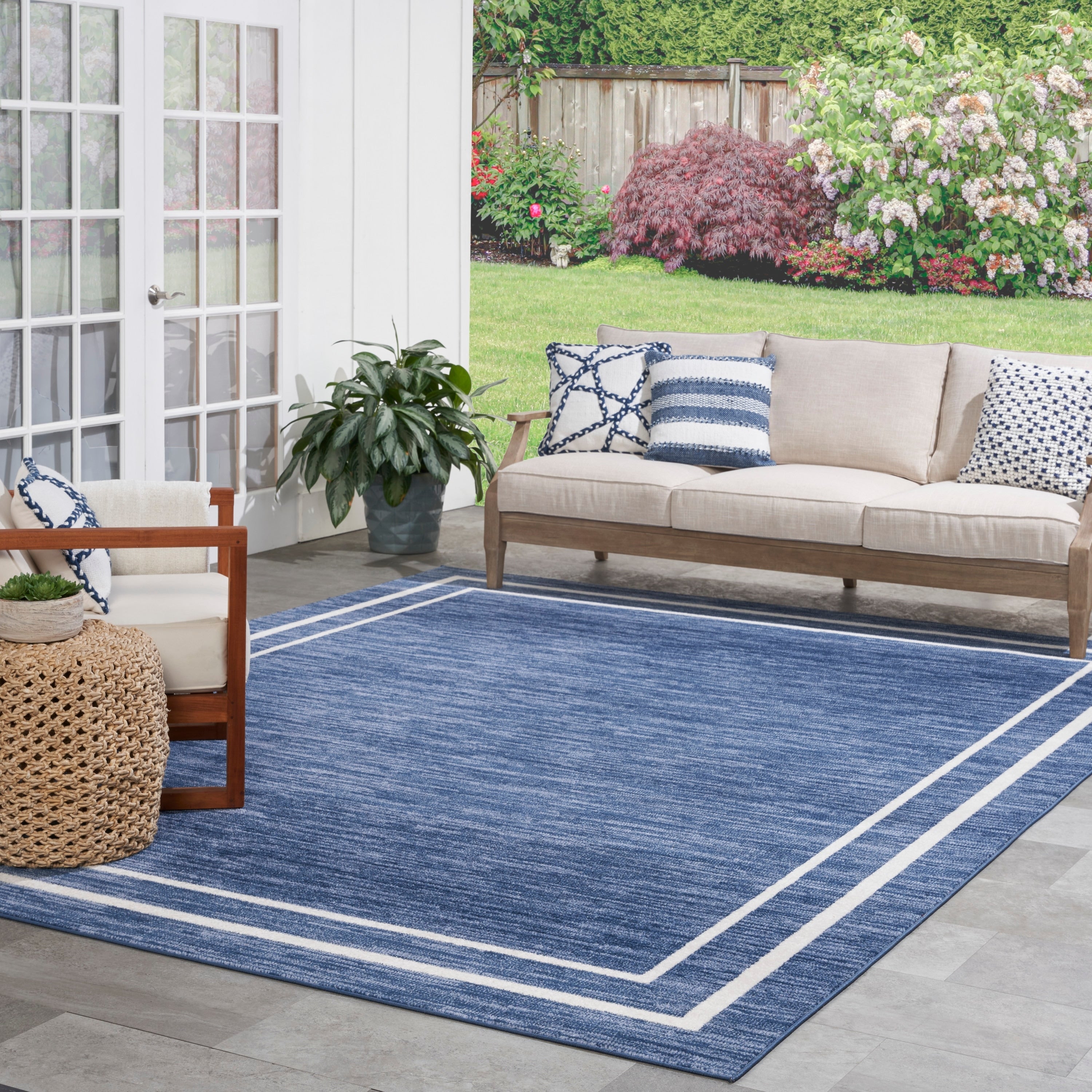 Nourison Sandy Indoor / Outdoor Solid Area Rug
