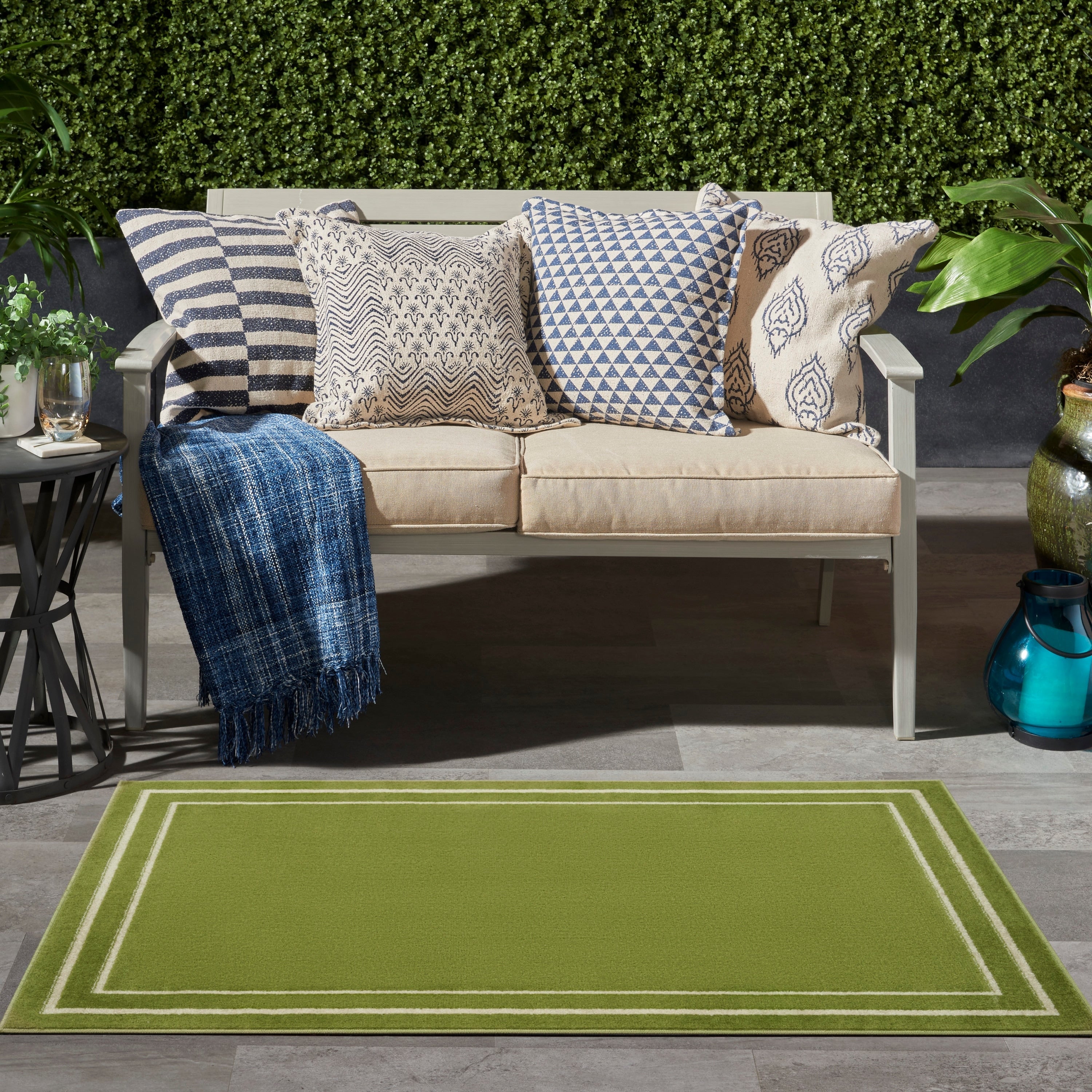 Nourison Sandy Indoor / Outdoor Solid Area Rug