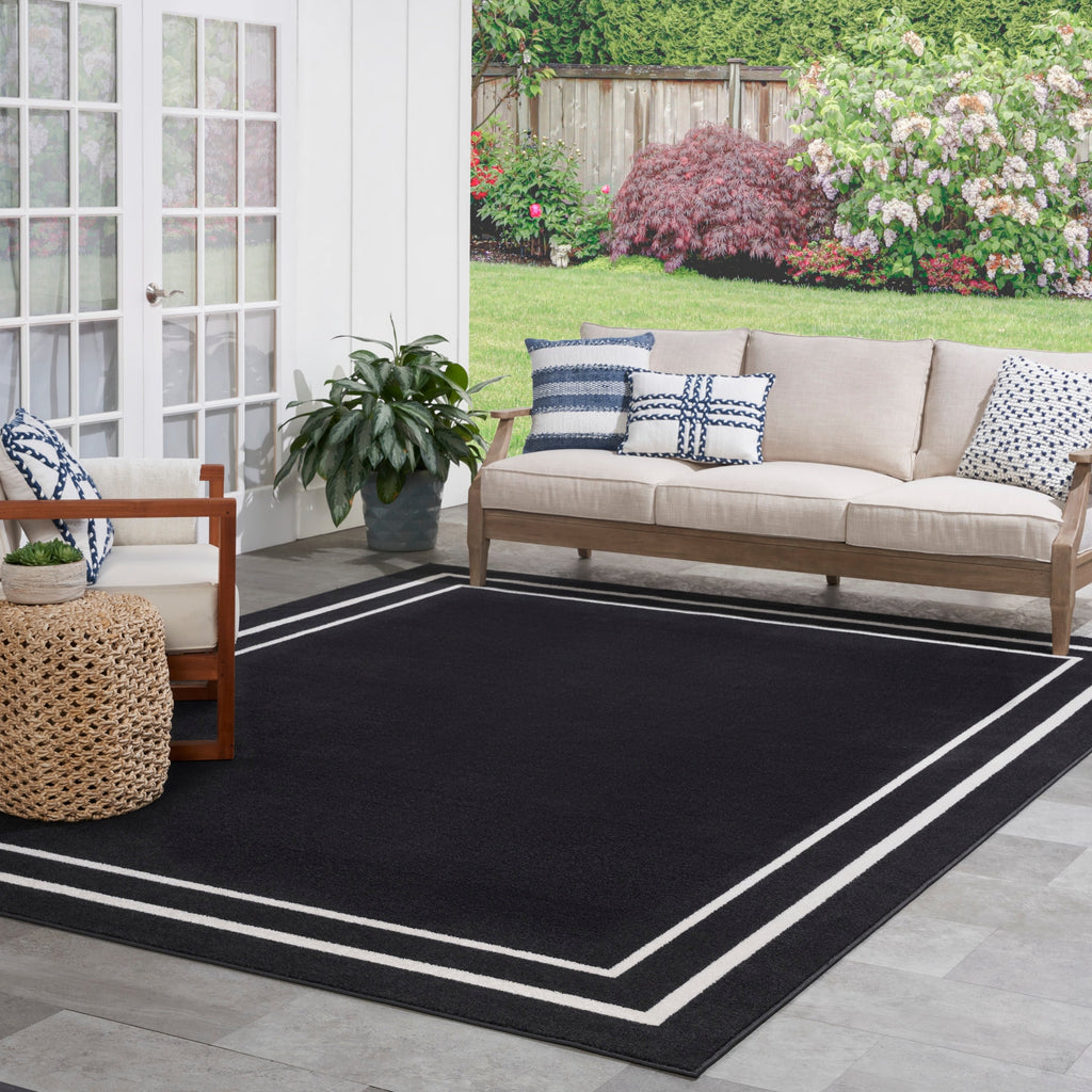 Nourison Sandy Indoor / Outdoor Solid Area Rug