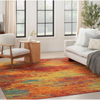 Nourison Sandy Indoor/Outdoor Abstract Area Rug