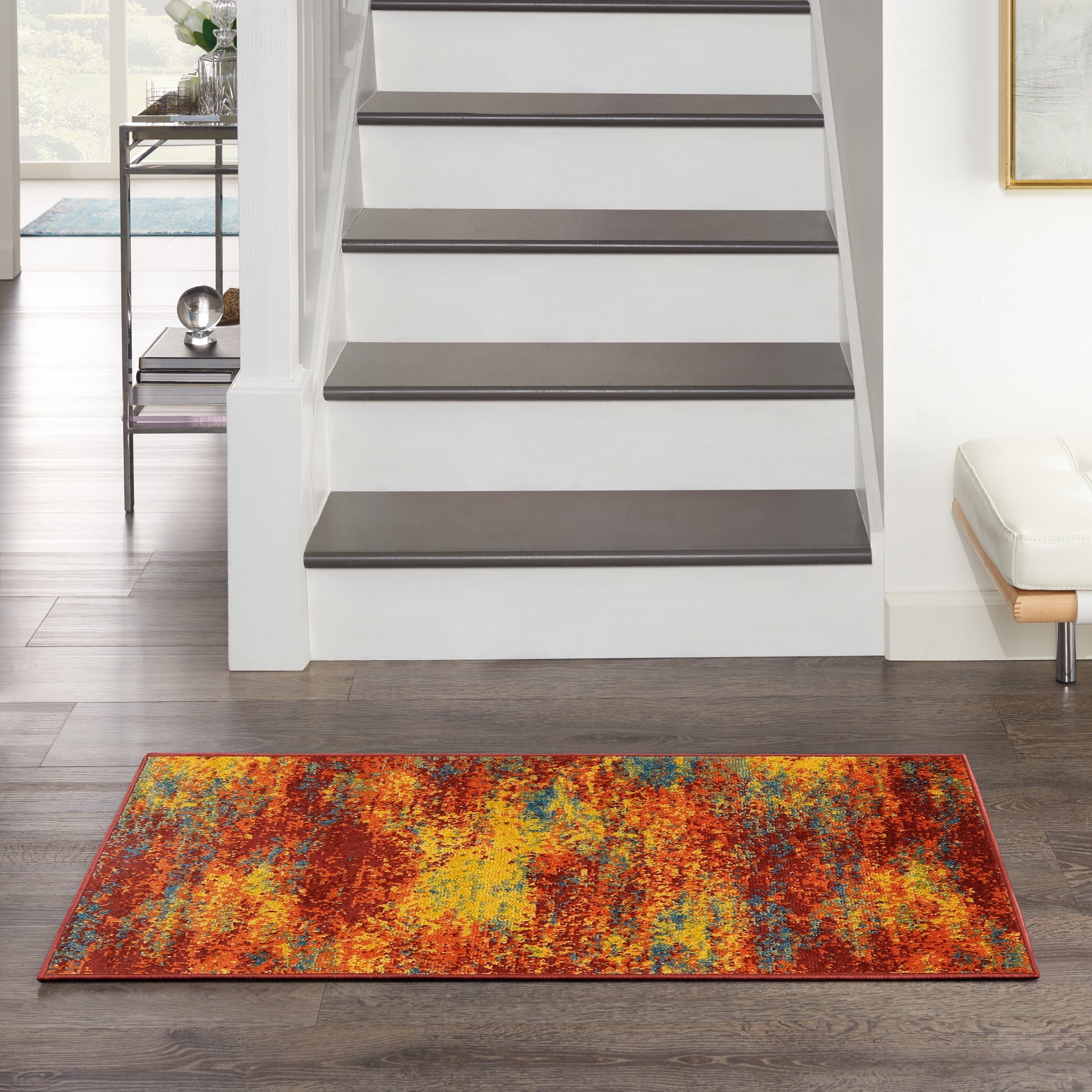Nourison Sandy Indoor/Outdoor Abstract Area Rug