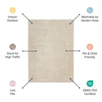 Nourison Sandy Indoor/Outdoor Abstract Area Rug