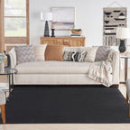 Nourison Modern Solid Indoor/Outdoor Area Rug