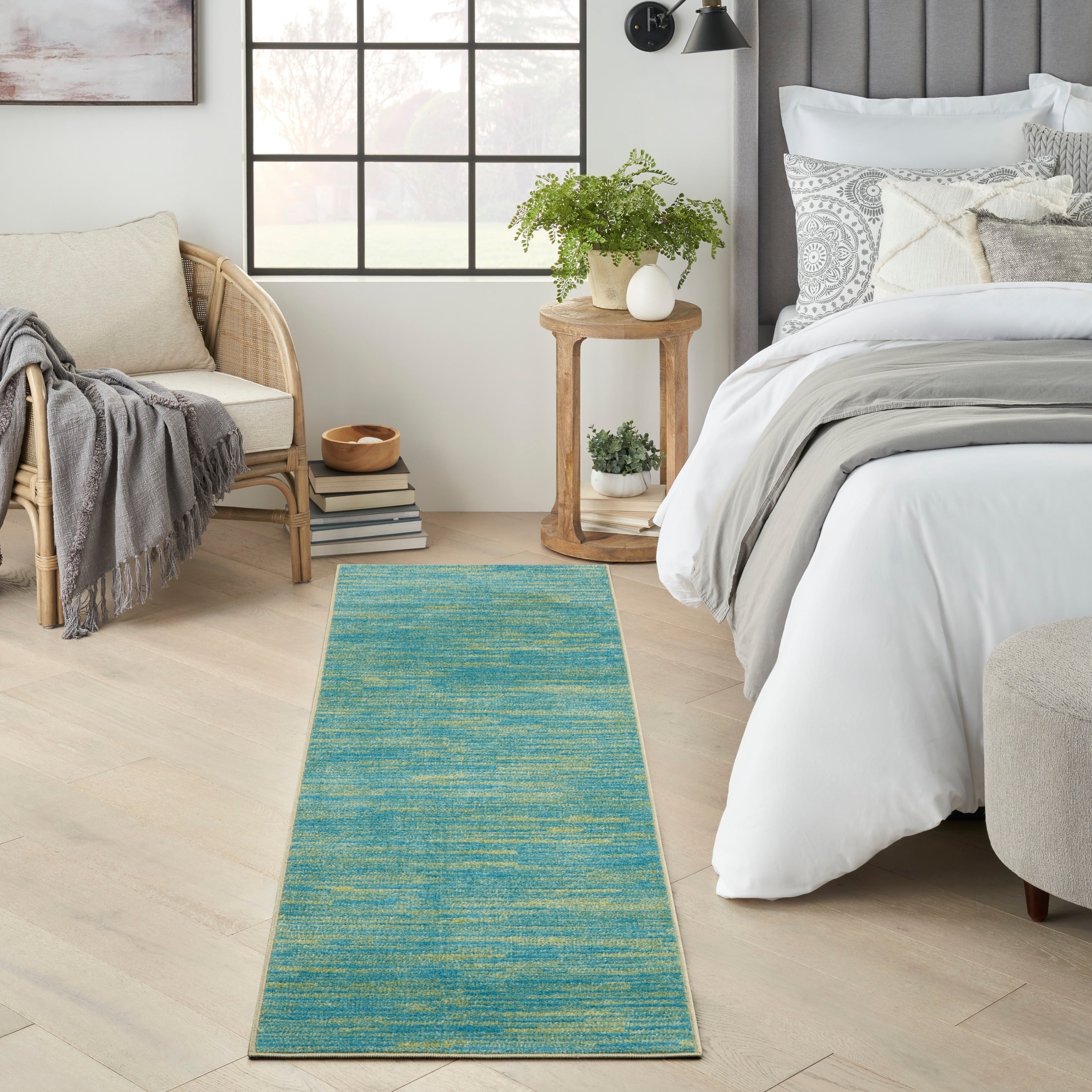 Nourison Modern Solid Indoor/Outdoor Area Rug