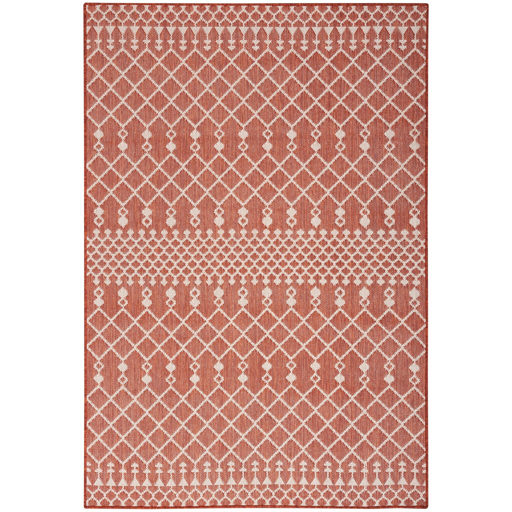 Nourison Selerno Indoor/Outdoor Moroccan Area Rug.