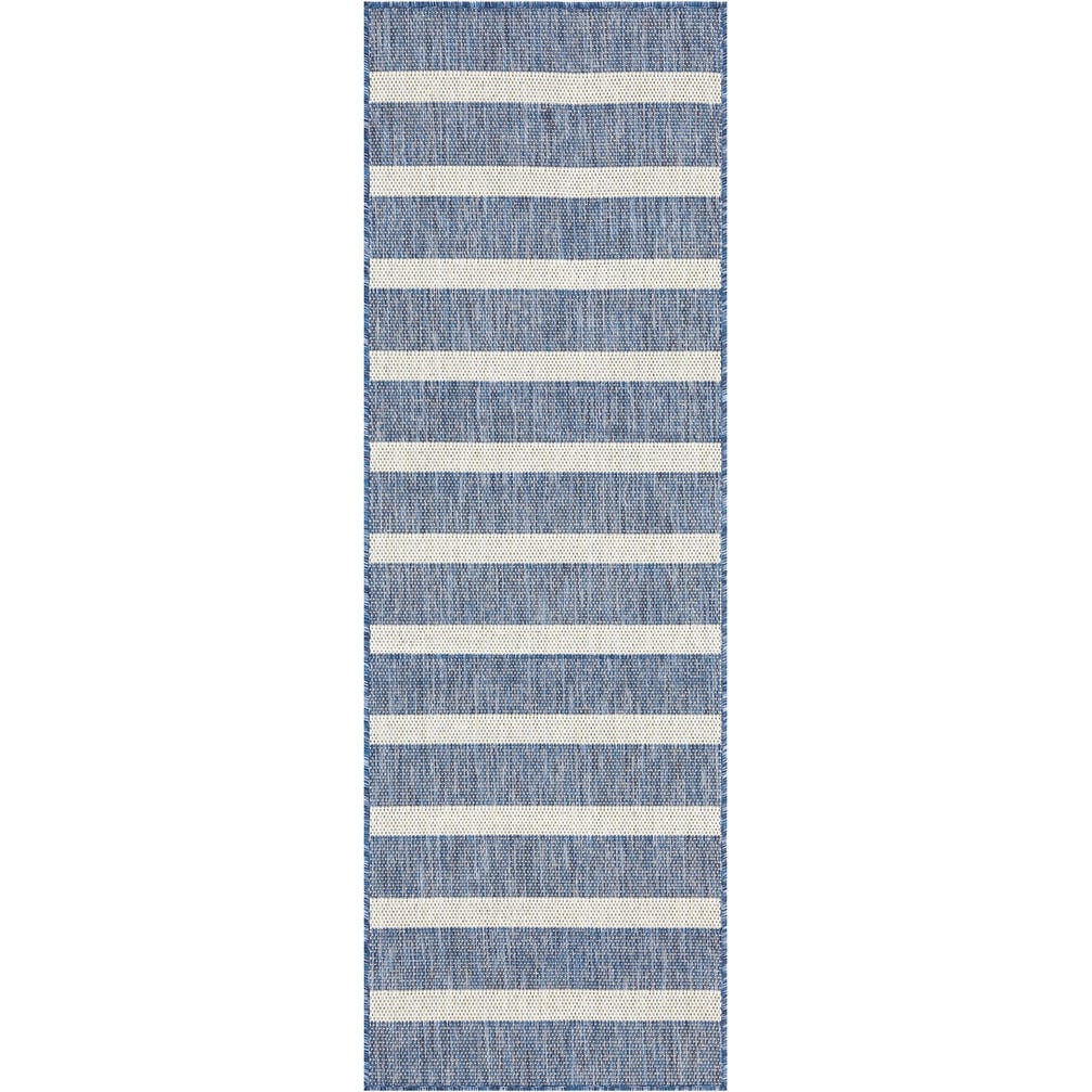 Nourison Selerno Indoor/Outdoor Striped Area Rug.