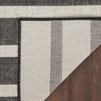 Nourison Selerno Indoor/Outdoor Striped Area Rug.