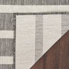 Nourison Selerno Indoor/Outdoor Striped Area Rug.