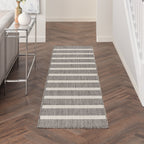 Nourison Selerno Indoor/Outdoor Striped Area Rug.