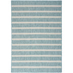 Nourison Selerno Indoor/Outdoor Striped Area Rug.