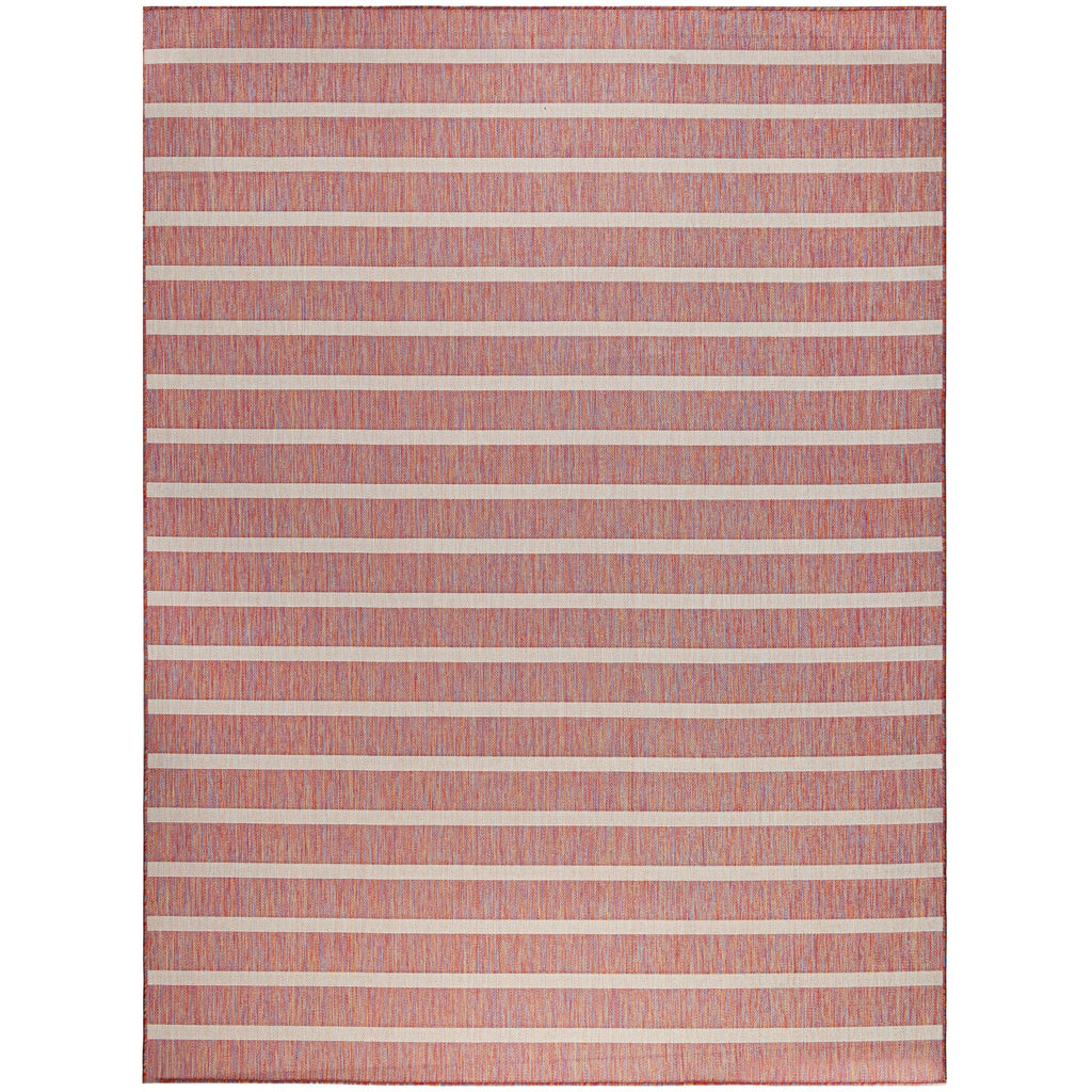 Nourison Selerno Indoor/Outdoor Striped Area Rug.
