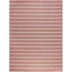 Nourison Selerno Indoor/Outdoor Striped Area Rug.