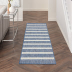 Nourison Selerno Indoor/Outdoor Striped Area Rug.