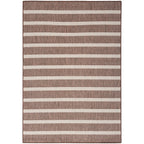 Nourison Selerno Indoor/Outdoor Striped Area Rug.