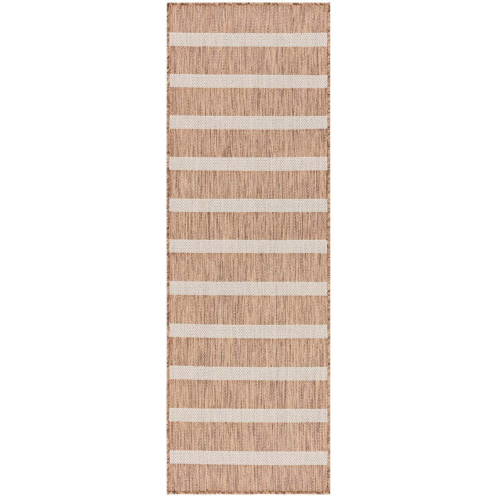 Nourison Selerno Indoor/Outdoor Striped Area Rug.
