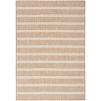 Nourison Selerno Indoor/Outdoor Striped Area Rug.