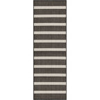 Nourison Selerno Indoor/Outdoor Striped Area Rug.