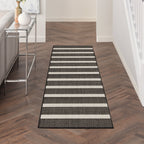 Nourison Selerno Indoor/Outdoor Striped Area Rug.