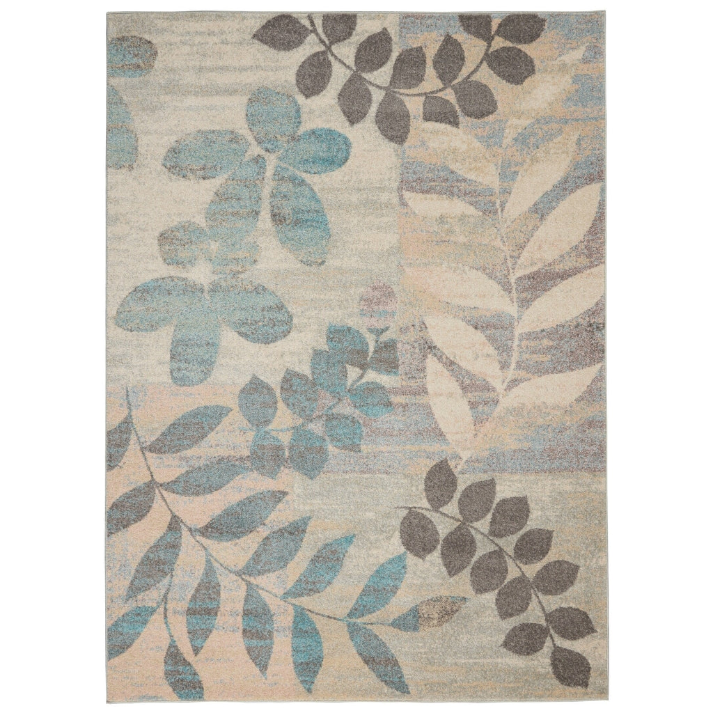 Nourison Tranquil Floral Leaves Area Rug