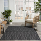 Nourison Versatile Indoor/Outdoor Geometric Flatweave Area Rug