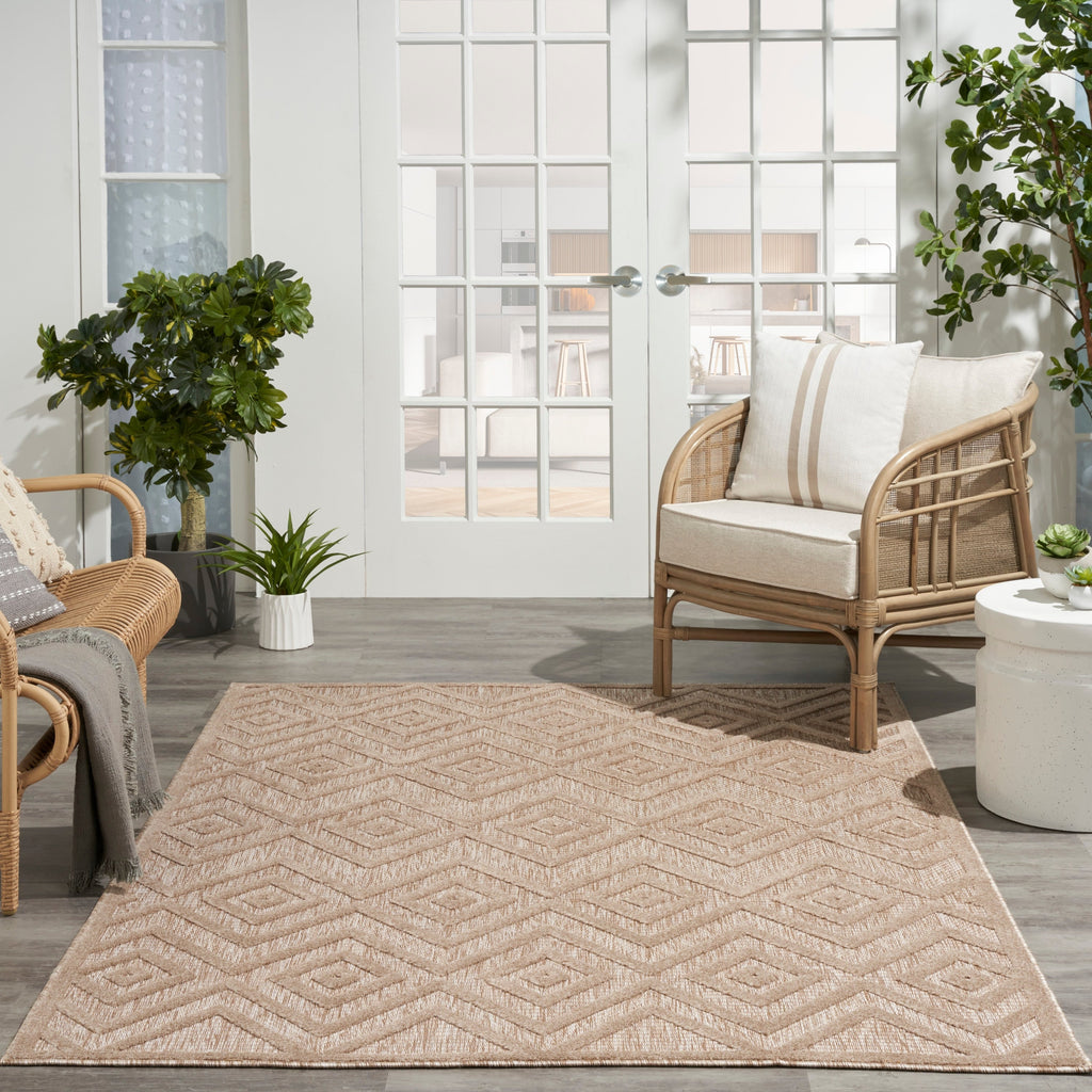 Nourison Versatile Indoor/Outdoor Geometric Flatweave Area Rug