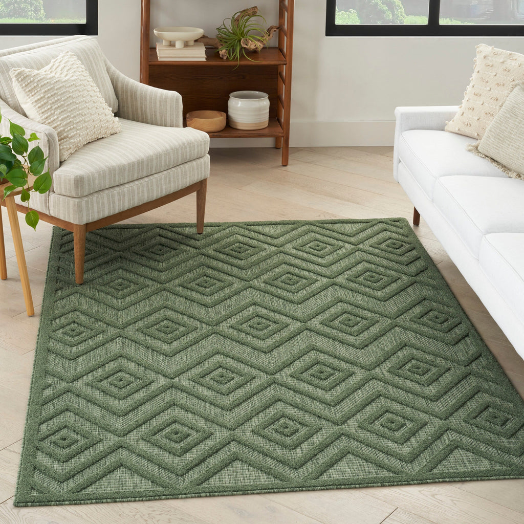 Nourison Versatile Indoor/Outdoor Geometric Flatweave Area Rug