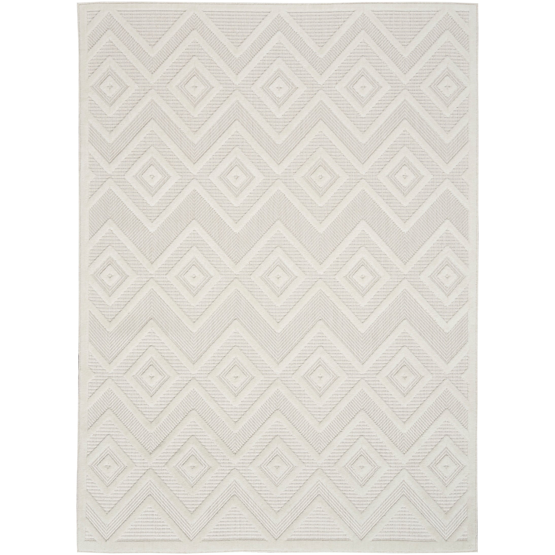 Nourison Versatile Indoor/Outdoor Geometric Flatweave Area Rug