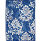 Nourison Whimsicle French Country Botanical Ivory Navy Area Rug