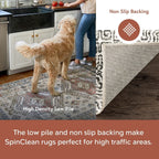 Nuloom Hart SpinClean Abstract Tribal Machine Washable Area Rug