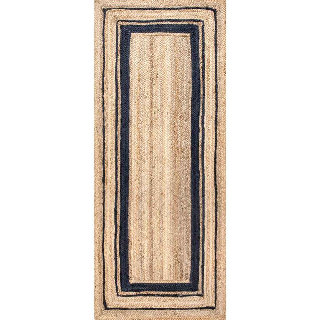 Nuloom Rikki Coastal Braided Jute Area Rug
