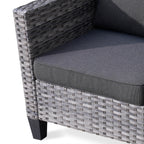 OVIOS 5-piece Patio Furniture Wicker Outdoor High-back Seating Set