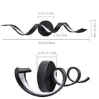 Modern Spiral Design LED Bathroom Vanity Light Dimmable Wall Light