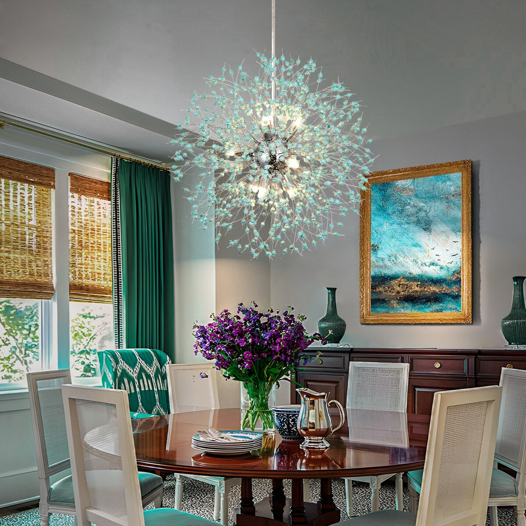 OYIPRO Modern Firework Sputnik Chandelier Crystal Pendant Lighting