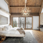 OYIPRO Modern Firework Sputnik Chandelier Crystal Pendant Lighting