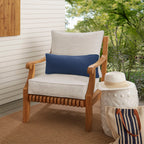 Oakley Sunbrella Solid Indoor/ Outdoor Corded Pillow and Chair Cushion Set