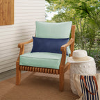 Oakley Sunbrella Solid Indoor/ Outdoor Corded Pillow and Chair Cushion Set